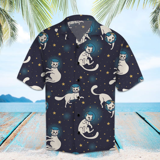 Amazing Cat Astronauts H67228 - Hawaii Shirt