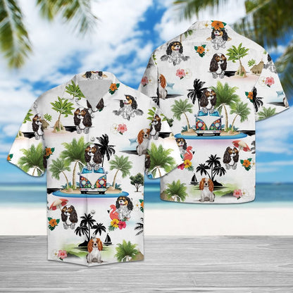 Cavalier King Charles Spaniel Vacation G5707 - Hawaii Shirt
