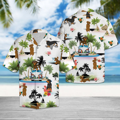 Dachshund Vacation G5707 - Hawaii Shirt