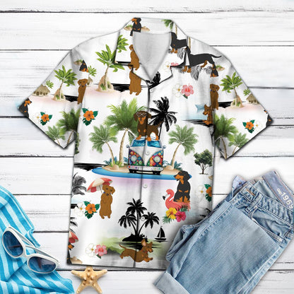 Dachshund Vacation G5707 - Hawaii Shirt