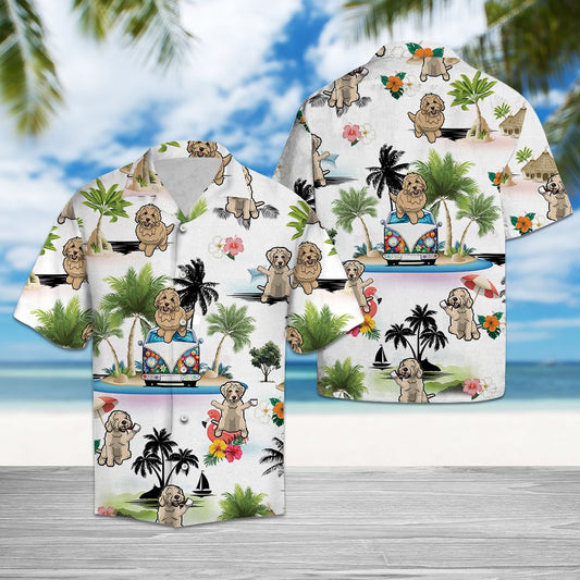 Goldendoodle Vacation G5707 - Hawaii Shirt