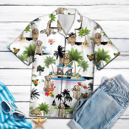 Goldendoodle Vacation G5707 - Hawaii Shirt