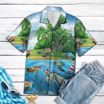 Happy Turtle G5707 - Hawaii Shirt