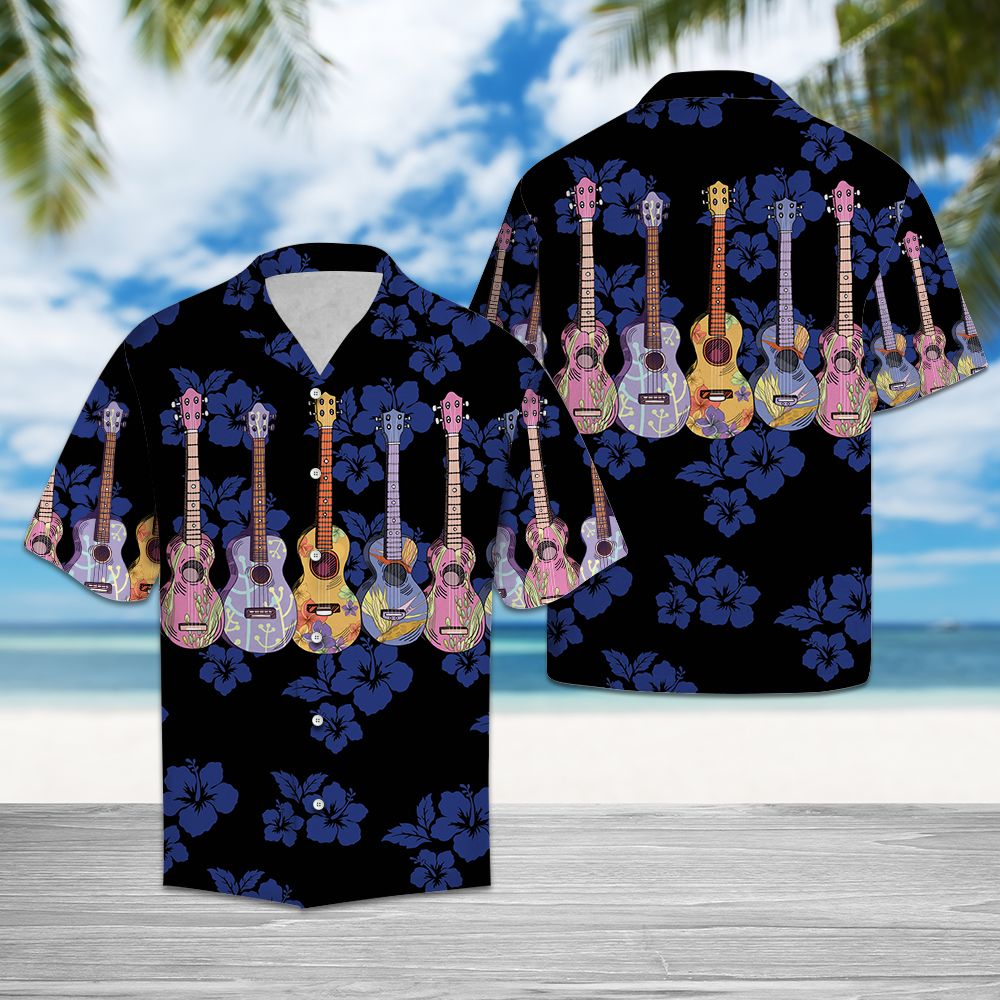 Colorful Ukulele For Vacation G5707 - Hawaii Shirt