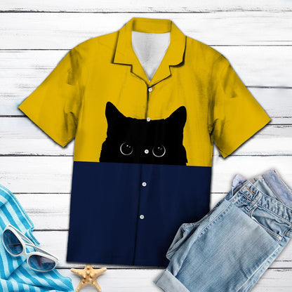 Meow Meow Black Cat G5707 - Hawaii Shirt