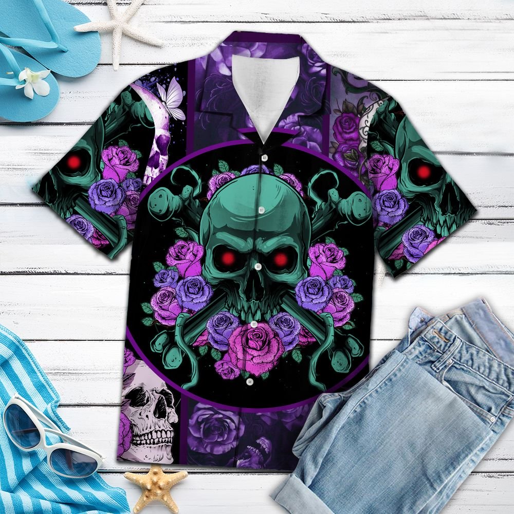 Impressive Skull G5707 - Hawaii Shirt