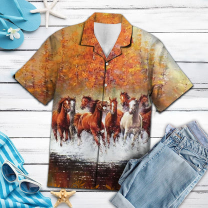 Herd Of Horses G5707 - Hawaii Shirt