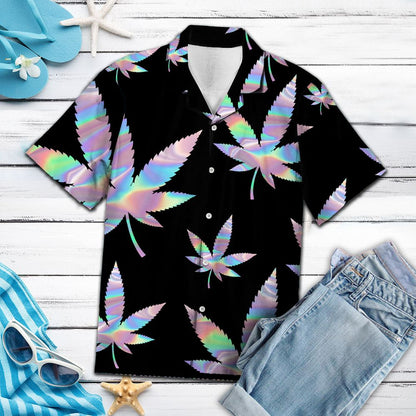 Weed Hologram G5707 - Hawaii Shirt