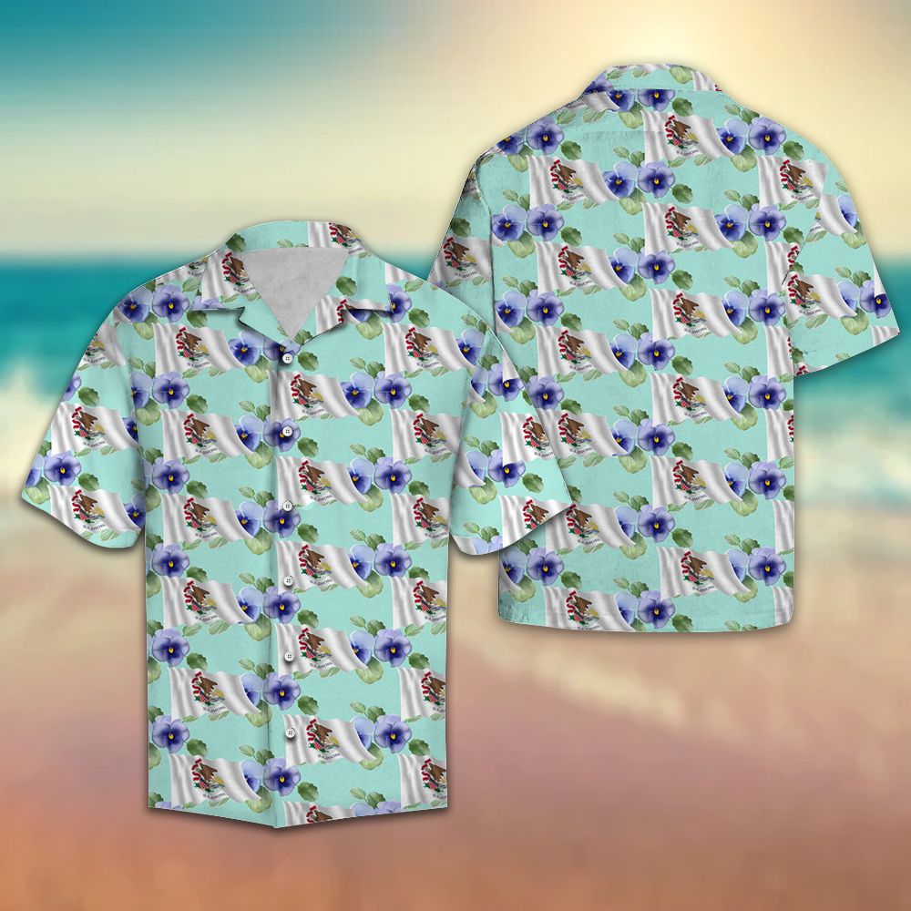 Illinois Violet G5707 - Hawaii Shirt