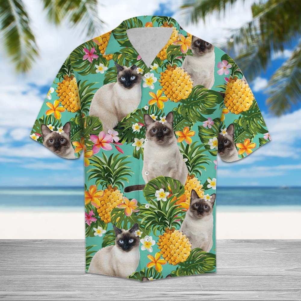 Tropical Pineapple Siamese H67082 - Hawaii Shirt