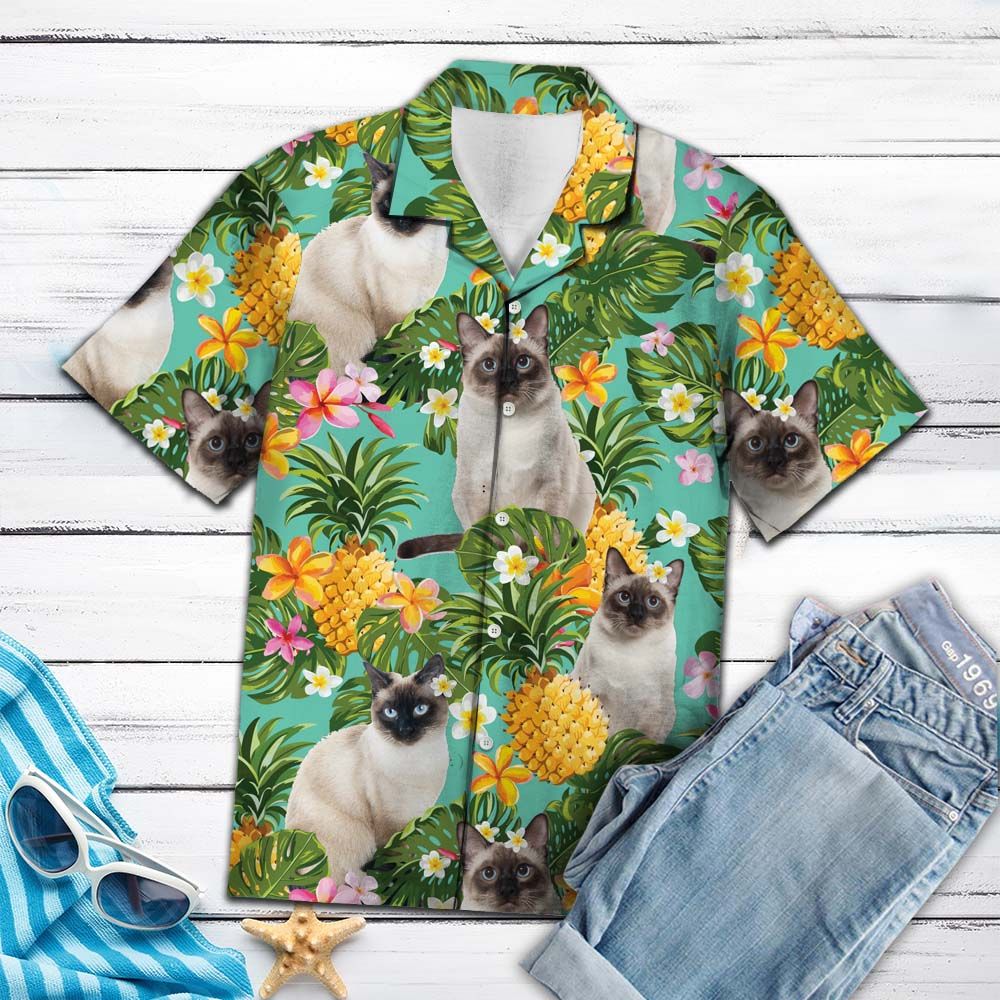 Tropical Pineapple Siamese H67082 - Hawaii Shirt