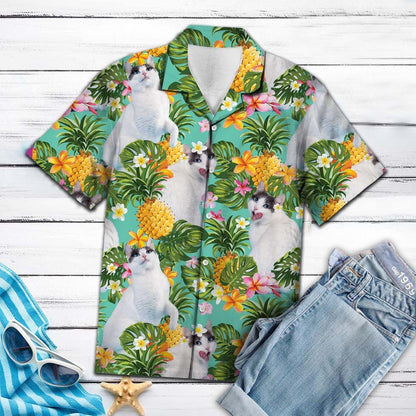 Tropical Pineapple Japanese Bobtail H67085 - Hawaii Shirt