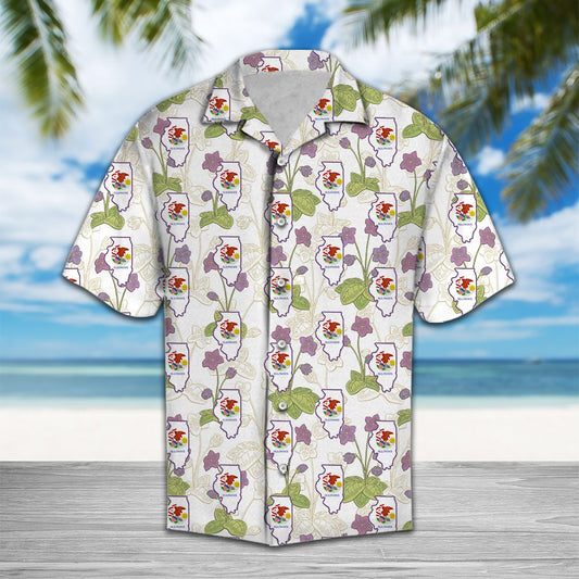 Illinois Violet H77017 - Hawaii Shirt