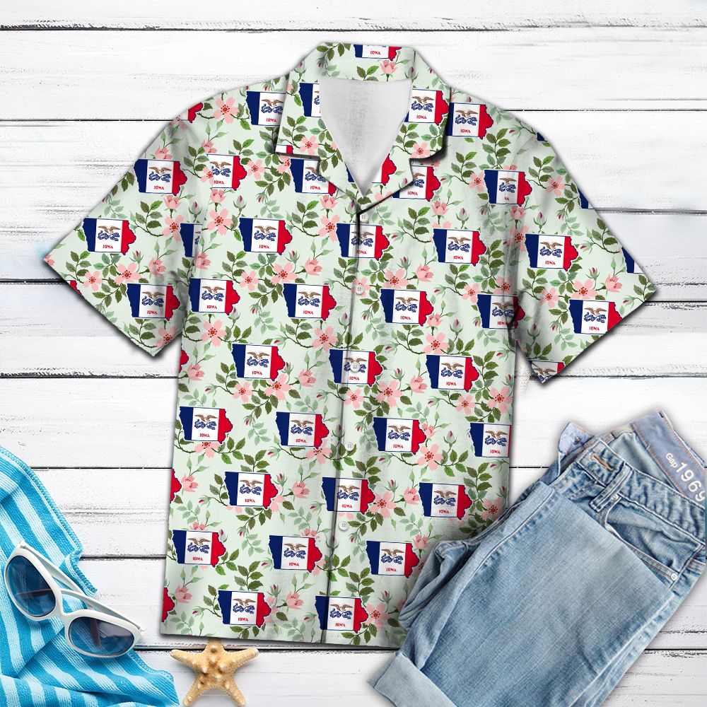 Iowa Wild Rose H77019 - Hawaii Shirt