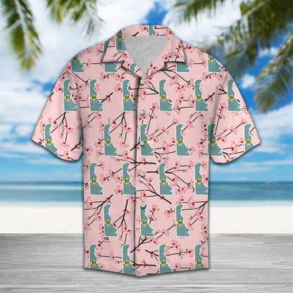 Delaware Peach Blossom H77024 - Hawaii Shirt