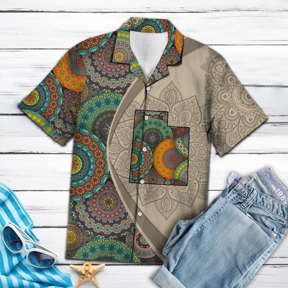 Utah Mandala H77052 - Hawaii Shirt