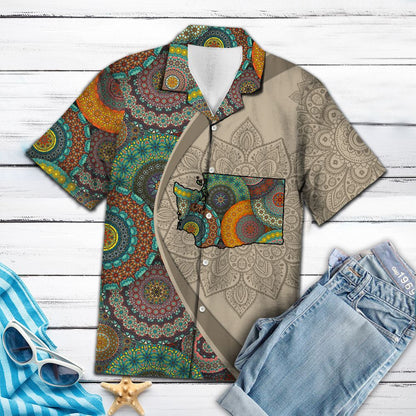 Washington Mandala H77054 - Hawaii Shirt