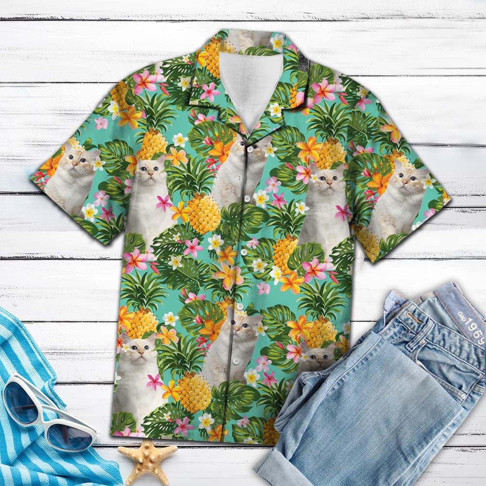 Tropical Pineapple Birman H77025 - Hawaii Shirt