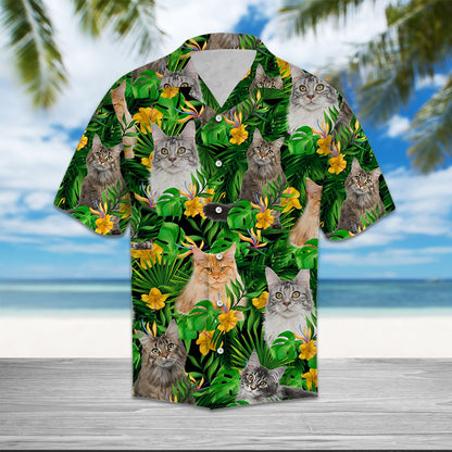 Maine Coon Tropical Wild Flowers T0707 - Hawaii Shirt