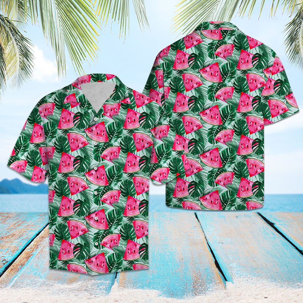 Watermelon Tropical T0807 - Hawaii Shirt