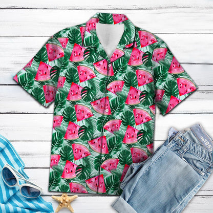 Watermelon Tropical T0807 - Hawaii Shirt