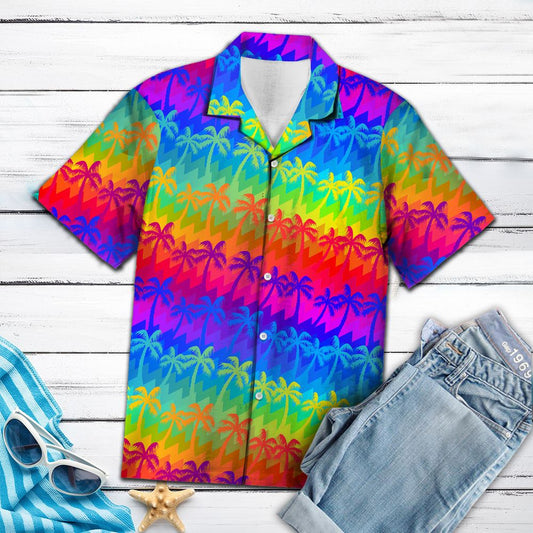 LGBT Coconut Palm T0807 - Hawaii Shirt