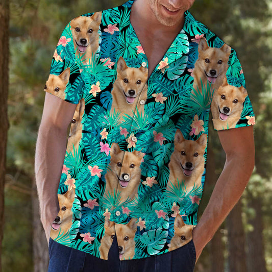 Finnish Spitz Tropical T0807 - Hawaii Shirt