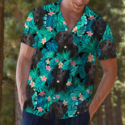 Flat-Coated Retriever Tropical T0807 - Hawaii Shirt