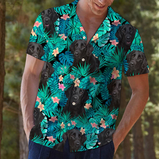 Flat-Coated Retriever Tropical T0807 - Hawaii Shirt