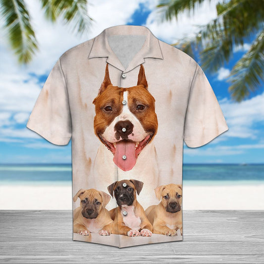 American Staffordshire Terrier Great D0807 - Hawaii Shirt