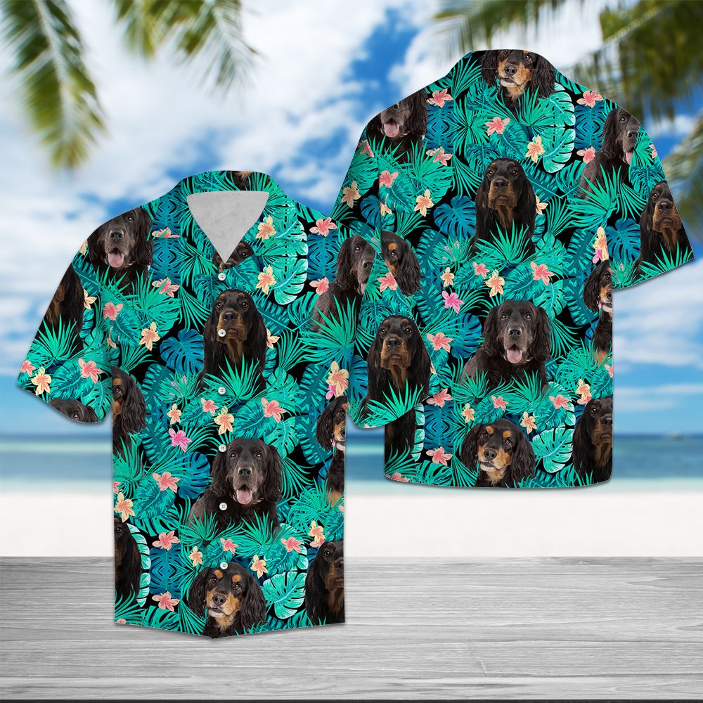 Gordon Setter Tropical T0807 - Hawaii Shirt