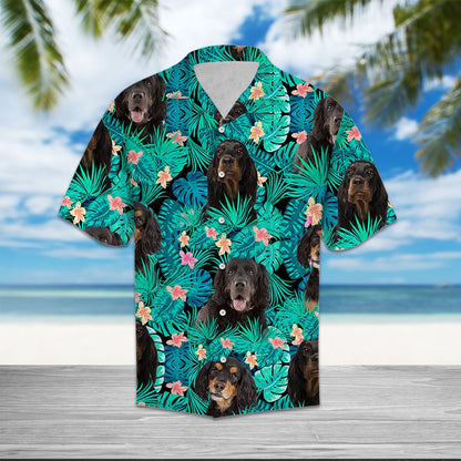 Gordon Setter Tropical T0807 - Hawaii Shirt