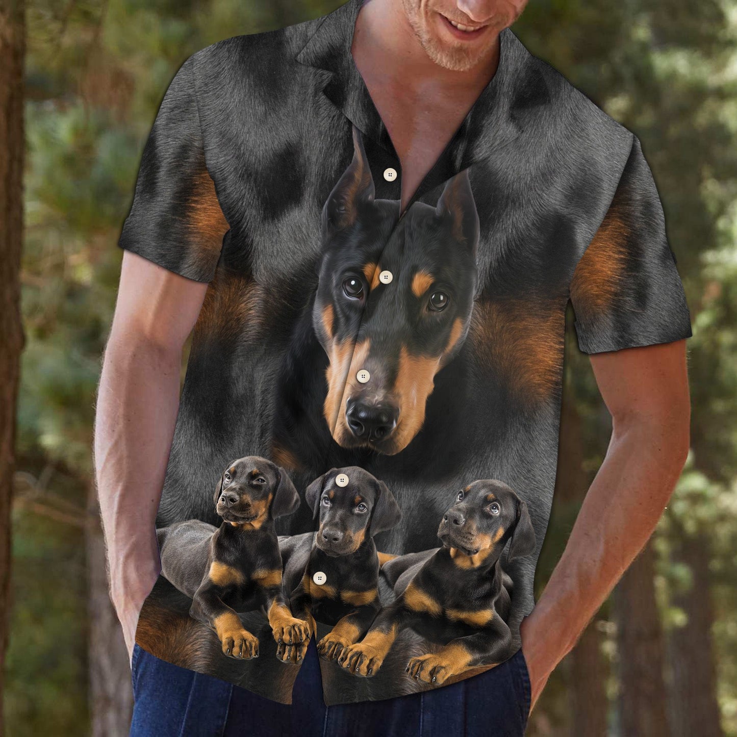 Doberman Pinscher Great D0807 - Hawaii Shirt