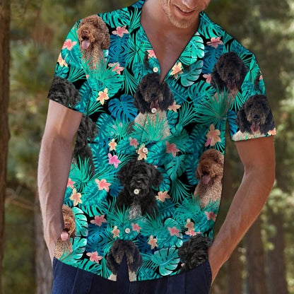 Portuguese Water Dog Tropical T0807 - Hawaii Shirt