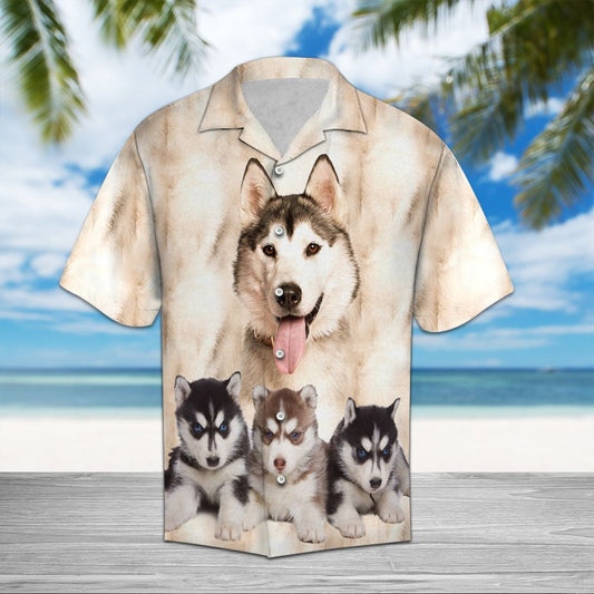 Siberian Husky Great D0807 - Hawaii Shirt