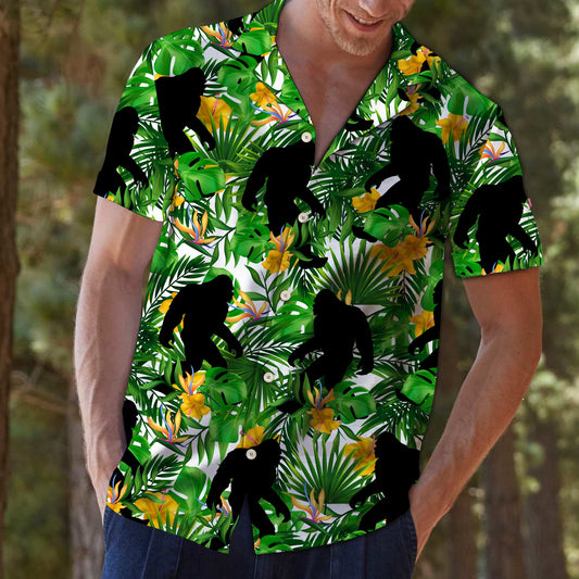 Bigfoot Tropical Wild Flower T0807 - Hawaii Shirt