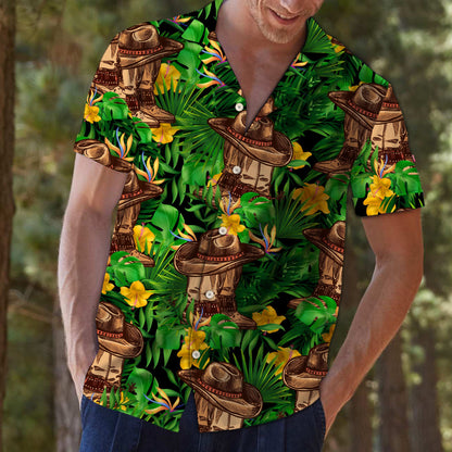 Cowboy Tropical Wild Flower T0807 - Hawaii Shirt