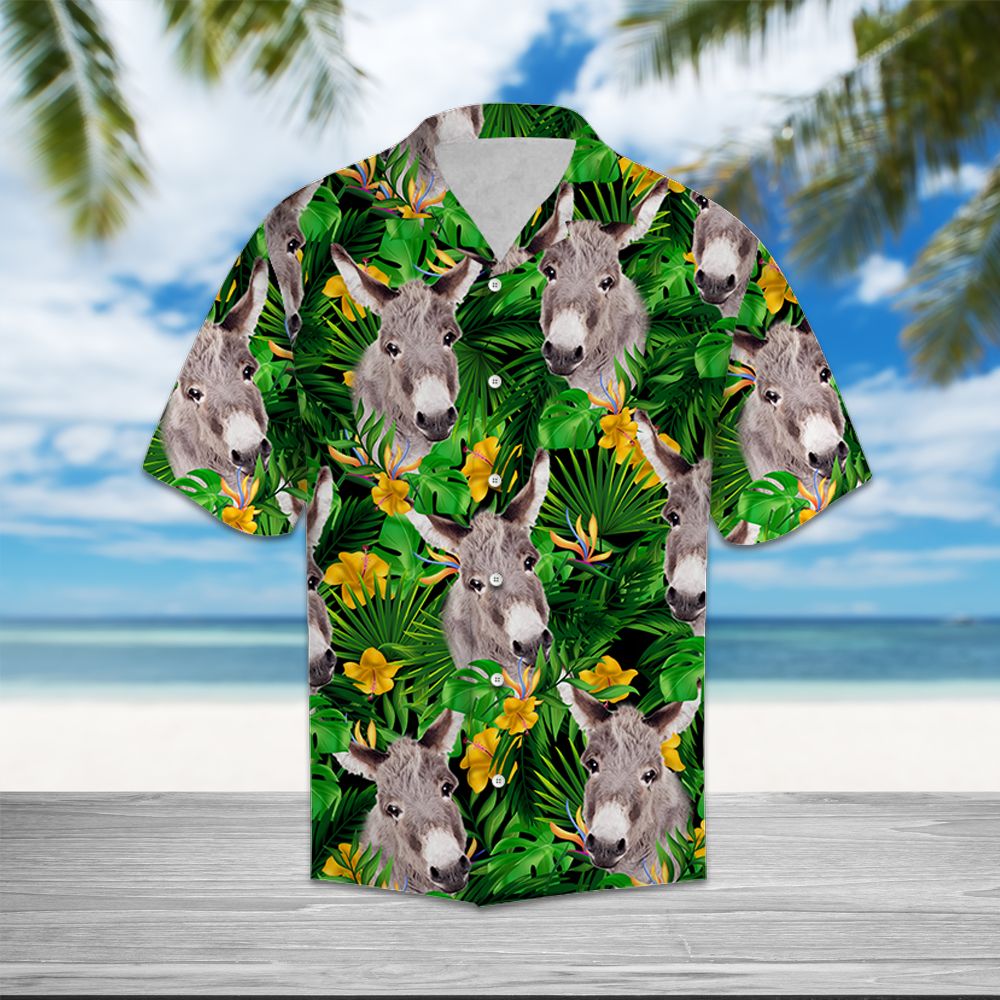 Donkey Tropical Wild Flower T0807 - Hawaii Shirt