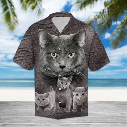 Russian Blue Great D0807 - Hawaii Shirt