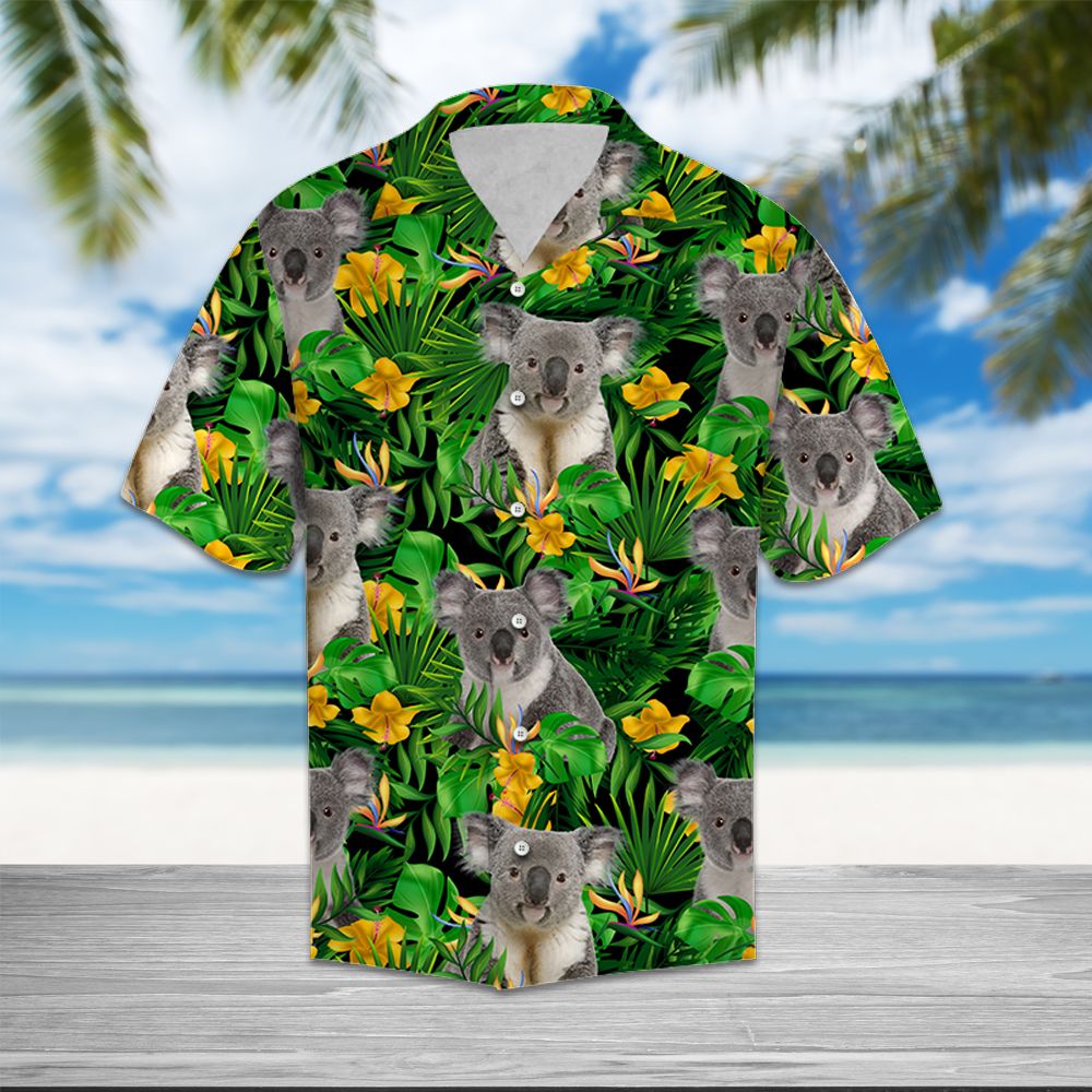 Koala Tropical Wild Flower T0807 - Hawaii Shirt