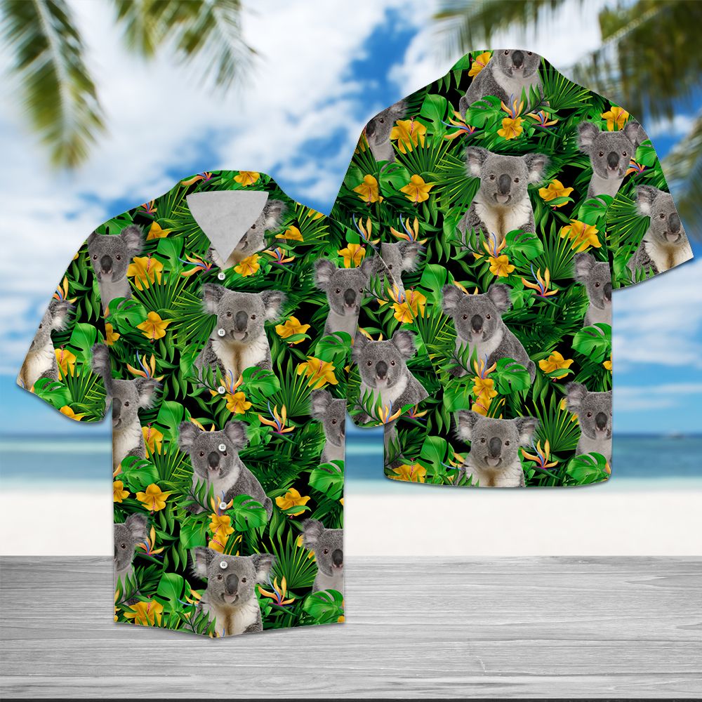 Koala Tropical Wild Flower T0807 - Hawaii Shirt