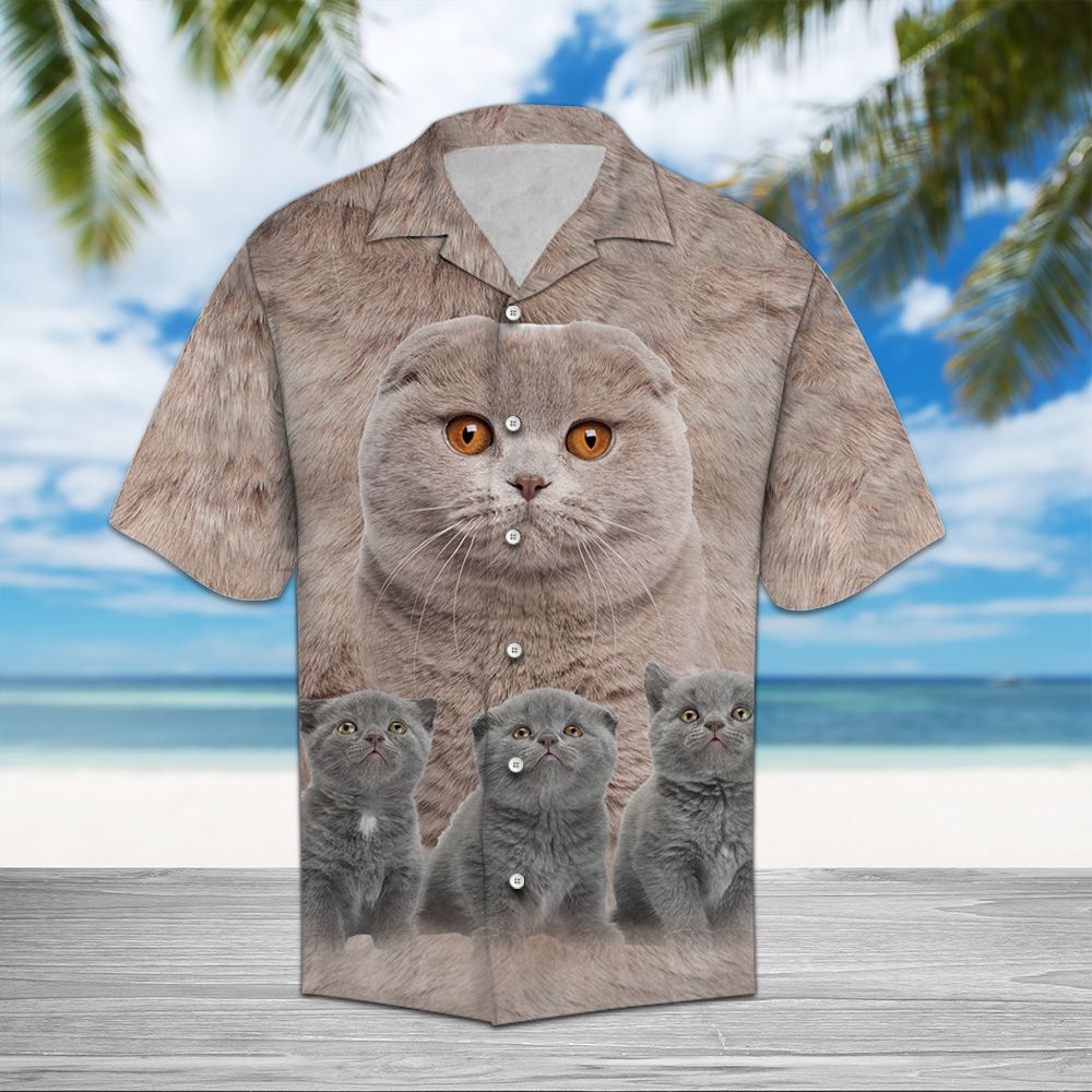 Scottish Fold Great D0807 - Hawaii Shirt