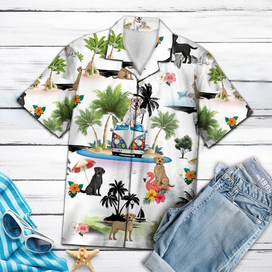 Labrador Retriever Vacation G5708- Hawaii Shirt