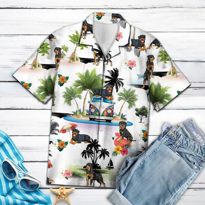 Rottweiler Vacation G5708- Hawaii Shirt