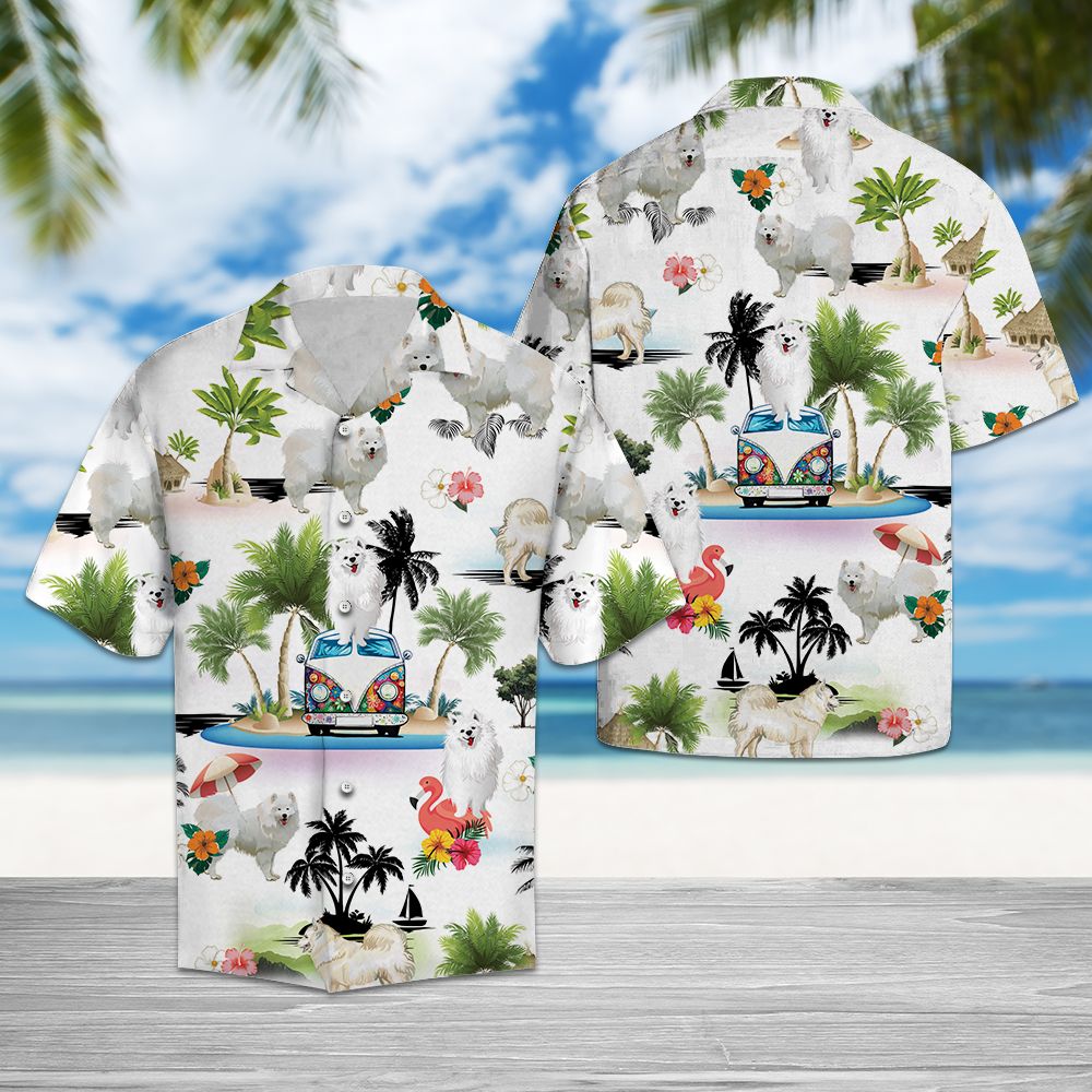 Samoyed Vacation G5708- Hawaii Shirt