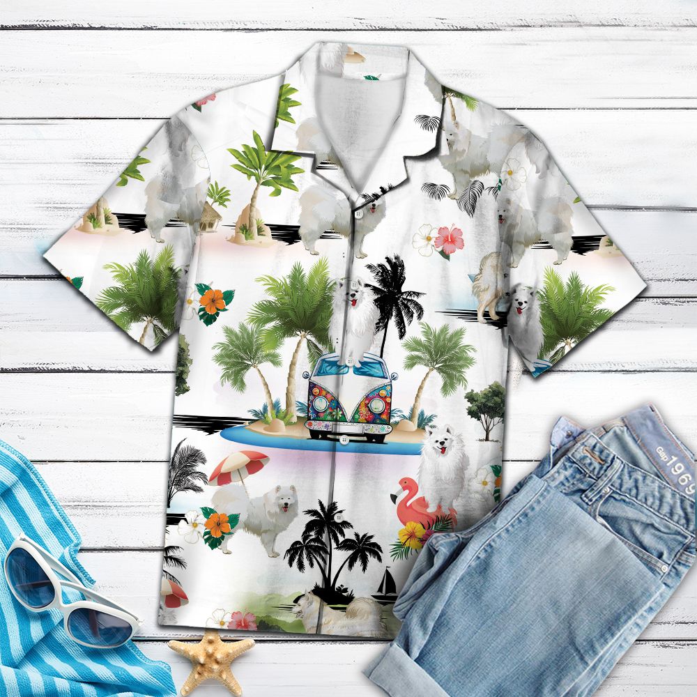 Samoyed Vacation G5708- Hawaii Shirt