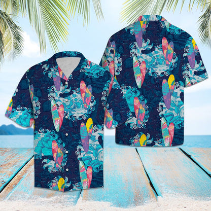 Surfboard Flower Mandala T0807 - Hawaii Shirt