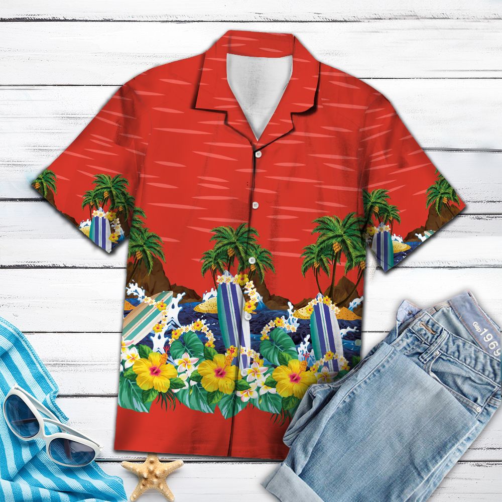 Surfboard Lover G5708- Hawaii Shirt