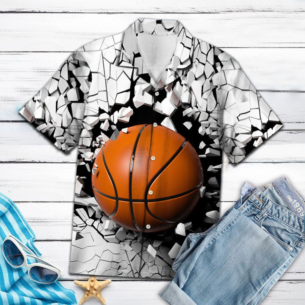 Basketball Broken Wall T0807 - Hawaii Shirt