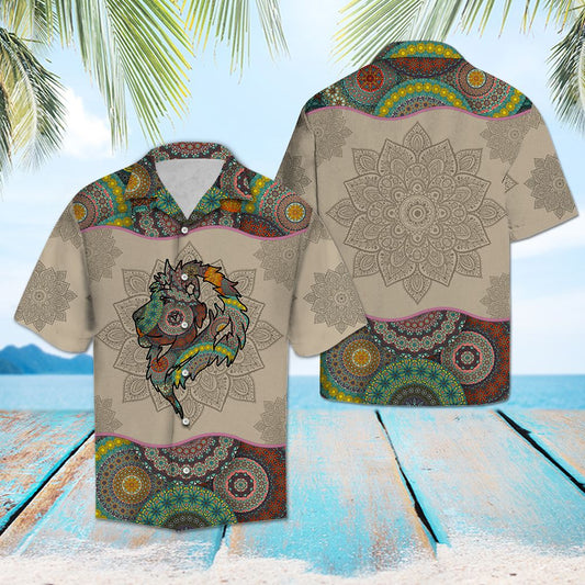 Lion Mandala G5708- Hawaii Shirt